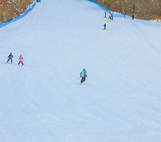 〈上小阿仁村〉上ノ岱スキー場▷ナイター滑走可能な里山のスキー場