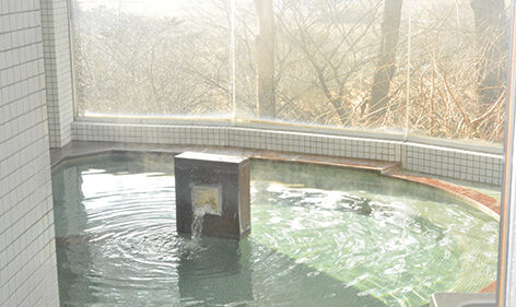 〈井川町〉定住促進センター国花苑▷サウナ付き浴場で心身を癒やす