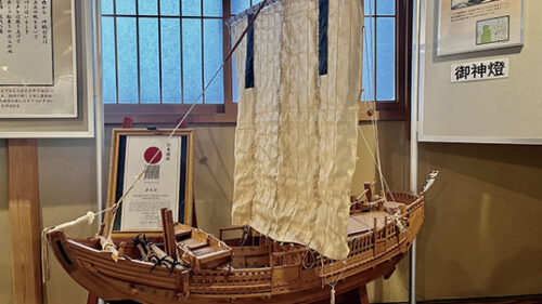 〈能代市〉「北前船と米代川舟運」展▷北前船の貴重な資料を多数展示