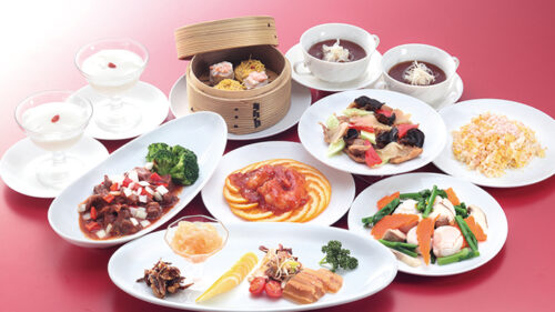 〈大潟村〉中華会席の夕べ▷多種多様な中華料理を味わえる