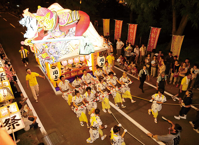 小坂七夕祭▷迫力満点の山車行列を見に行こう！