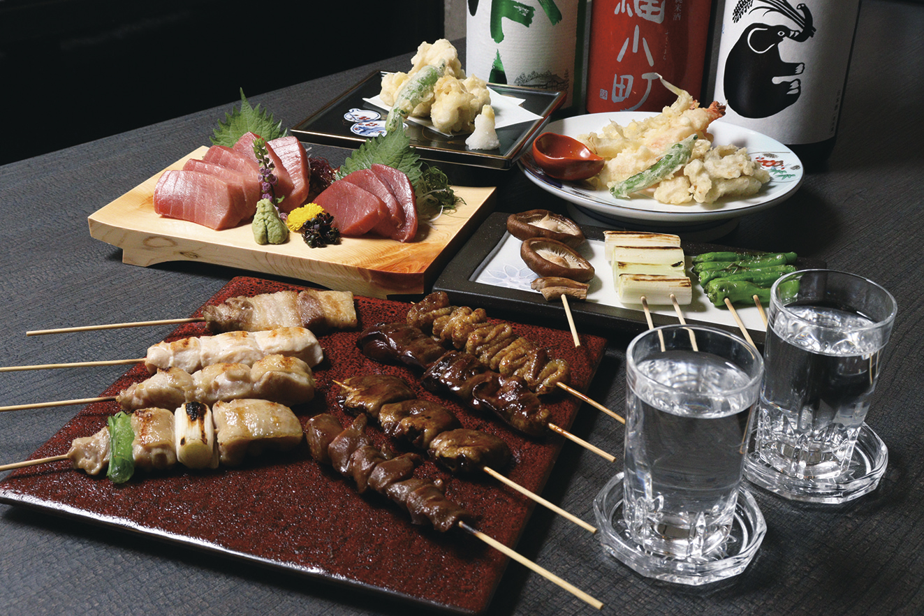 炭火焼鳥と秋田の肴 すみの蔵▷炭火で焼き上げる絶品焼き鳥と秋田の