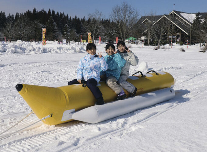 北欧の杜公園雪まつり▷広大な白銀の世界で冬遊びを体験