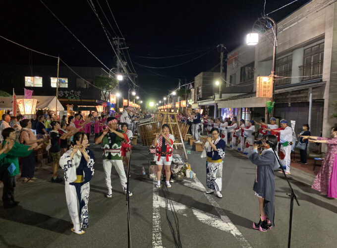 秋田県指定無形民俗文化財　一日市盆踊り▷「見る」盆踊りではなく「踊る」盆踊り！