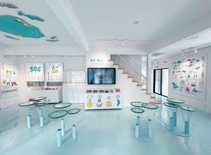 清水の学習・案内所 水の休み場▷湧水散策の休憩がてら清水を学ぼう