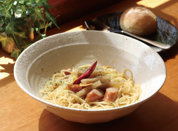 Pasta Kitchen libertà x libertà▷「森の駅」にペペロンチーノの専門店